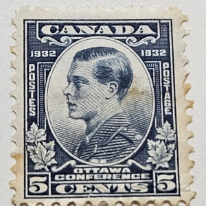 Stamp Canada 1932 Imperial Conference Issue A67 #193 Dull Blue MLH