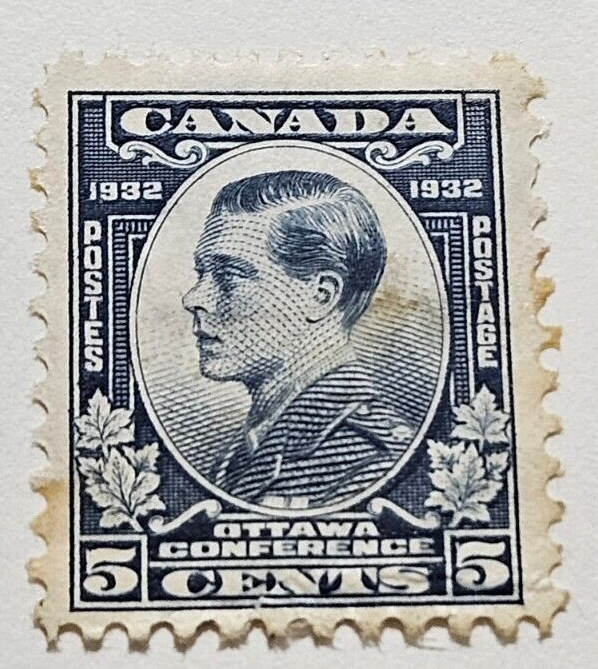 Stamp Canada 1932 Imperial Conference Issue A67 #193 Dull Blue MLH