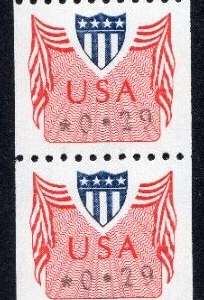 Scott #CVP31a Shield USA Computer Vended 10 Stamps - MNH
