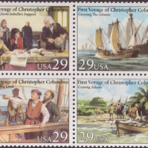 Scott #2623a Columbus Voyages Block of 4 Stamps - MNH