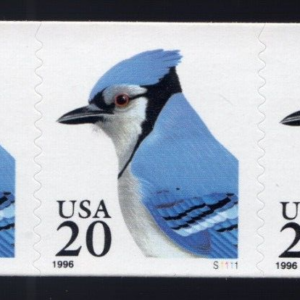 Scott #3053 Bluejay Plate # Coil (PNC5) of 5 Stamps - MNH P#S1111