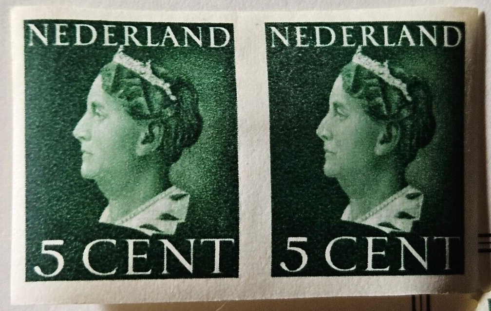 Stamp Europe Netherlands Queen Wilhelmina A45 #216 set of 2 MLH