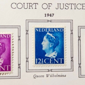 Stamp Europe Netherlands 1947 Queen Wilhelmina A72 #288-290, 292, 294 MLH