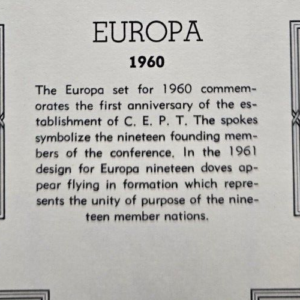 Stamp Netherlands Europa 1960 & 1961 A91a & A91b #385-388 MLH