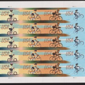 Scott #4690a (4689-90) Bicycling Full Sheet of 20 Forever Stamps - MNH