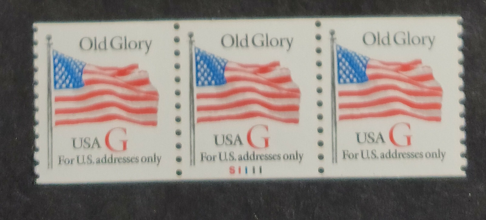 Scott #2891 Old Glory Plate # Coil (PNC3) of 3 Stamps - MNH