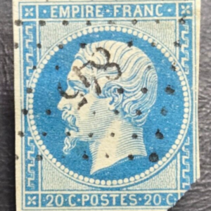 Stamp France 1860 A3 #15d Type II used