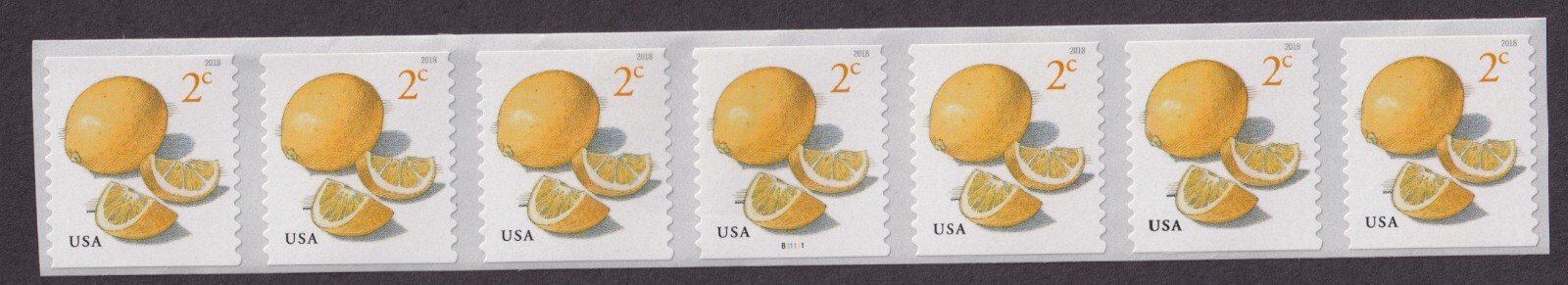 Scott #5256 Lemons (2¢) 20 Coil Stamps - MNH