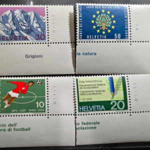 Stamp Switzerland 1970 Series A195-198 #517-520 MNH