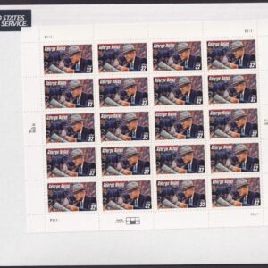 Scott #3150 George Halas (Chicago Bears) Sheet of 20 Stamps - Sealed