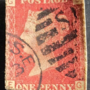 Stamp Great Britain 1841 Queen Victoria A2 #3 used