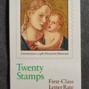 Scott #BK193 (2578a) Madonna (Mary, Christmas) Booklet of 20 Stamps - MNH