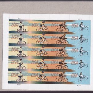 Scott #4690a (4689-90) Bicycling Full Sheet of 20 Forever Stamps - Sealed