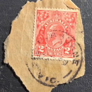 Stamp Australia 1930 King George V A4 #71 cover