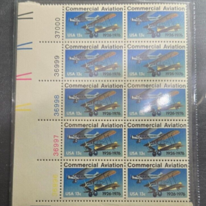 Scott #1684 Ford-Pullman Monoplane Laird Swallow Biplane P#36996-37000
