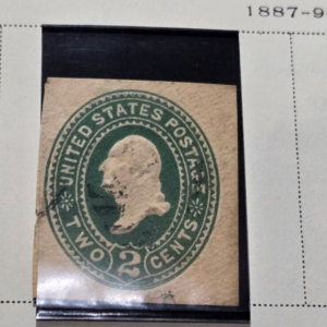 Scott U305 1887-1894 George Washington Envelope used