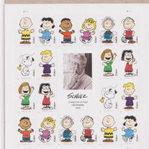 Scott #5735b Peanuts (Charlie Brown, Snoopy) Sheet of 20 Forever Stamps - Sealed
