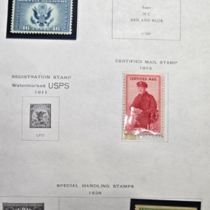 Scott CE1 (1934), FA1 (1955) & QE3 (1928) US Air Mail Special Delivery MNH