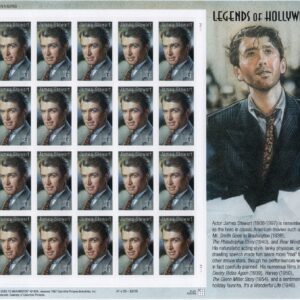 Scott #4197 Jimmy Stewart (It's a Wonderful Life) Sheet of 20 Stamps - MNH
