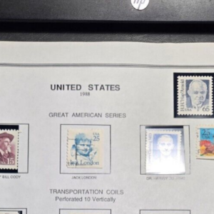 Scott #2177, 2182, 2188, 2191, 2280 1988 Great American Issue + Pheasant