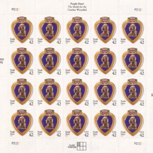 Scott #4264 Purple Heart Sheet of 20 Stamps - MNH