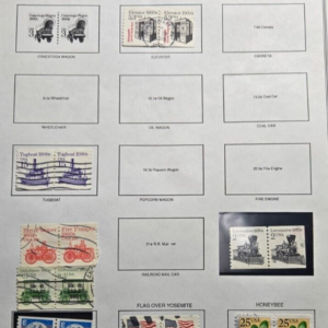 Scott #2226, 2279 pairs MNH, 2231, 2254, 2260, 2264 2276, 2280 pairs used coils