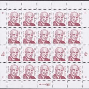Scott #2935 Henry R. Luce Sheet of 20 Stamps - MNH