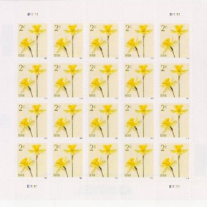 USPS Flowers Daffodils Sheet of 20 Stamps - MNH In stock (5898)