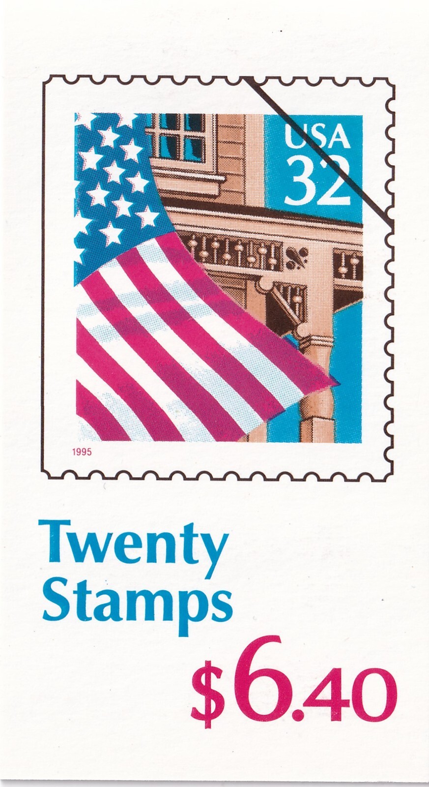 Scott #BK226 (2916a) Flag Over Porch Booklet of 20 Stamps - MNH