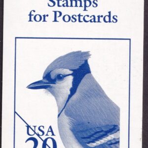 Scott #BK237 (3048b-3048c) 20¢ Bluejay Booklet of 10 Postcard Stamps - Sealed #1
