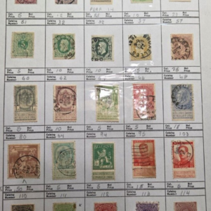 Stamp Belgium #28-9,32,37,40,51-3,57,60,62,64,66,68,80,94-5,103,110-11,113-4,118