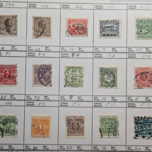 Stamp Denmark #104,106,109,156-157,178-79,I4,J9,J11,J15,J17,O14,P3-P4 used