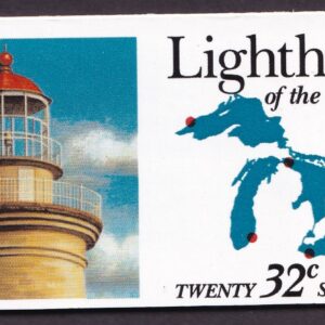 Scott #BK230 (2969-2973a) 32¢ Lighthouses Booklet of 20 Stamps - MNH