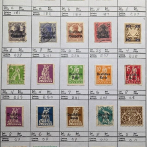 Stamp Bavaria #176-182,184,187,237-238,241,256-261,263,O5,O7-O11 mix used/MH