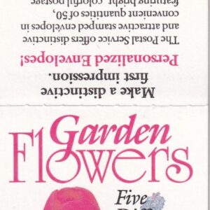 Scott #BK208 (2764a) - Garden Flowers Booklet of 20 Stamps - MNH Open Face