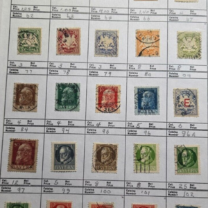 Stamp Bavaria #2a,5,10-11,60,62-64,66-67,77-80,84,94-96,96a,97,99-102,O-4 mix