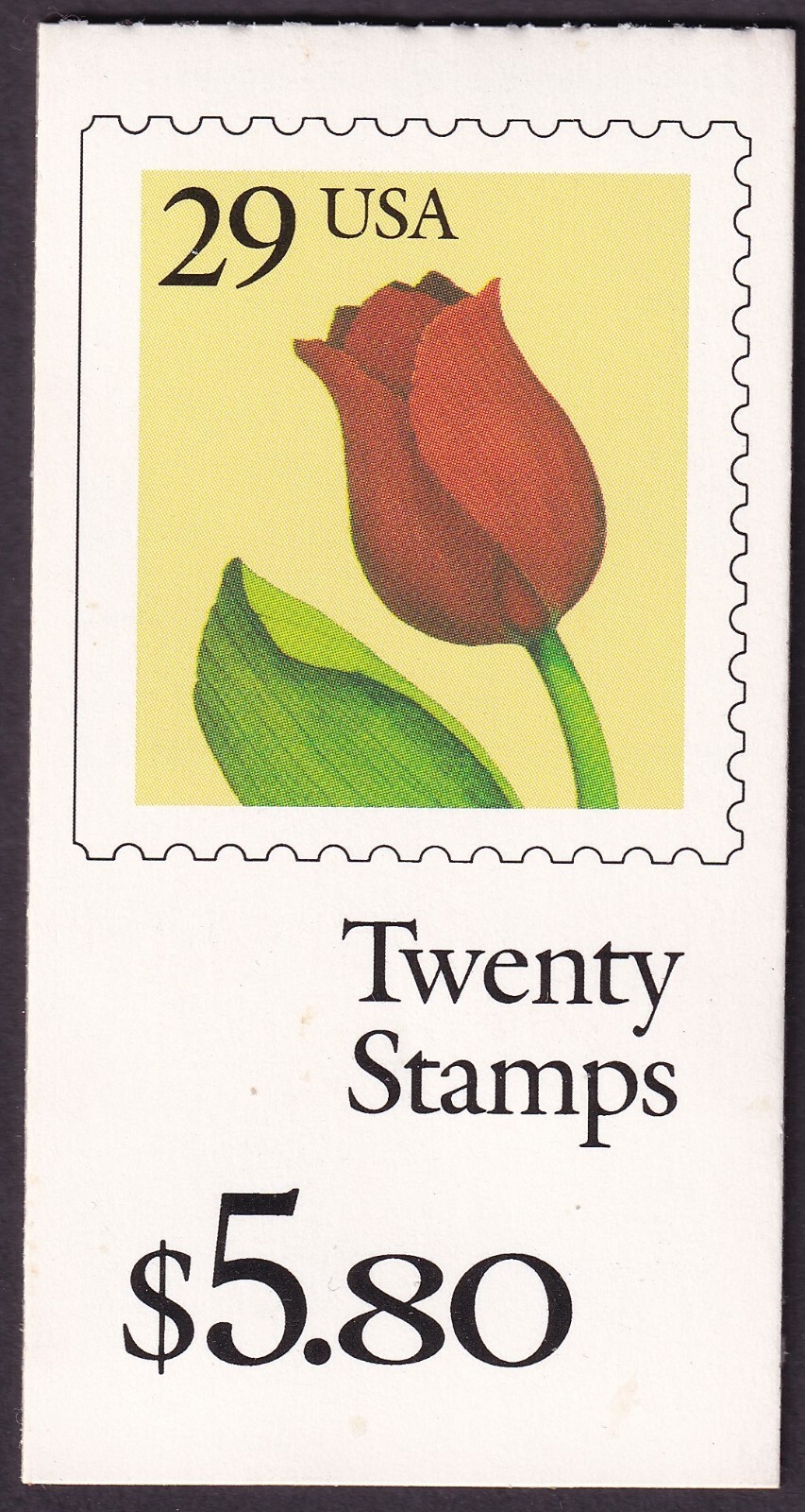 Scott #BK185 (2527a) 29¢ Tulip Booklet of 20 Stamps - MNH