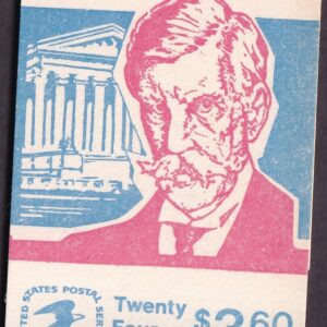 Scott #BK117A (1288Bc) 15¢ Oliver Wendell Holmes Booklet of 24 Stamps - MNH