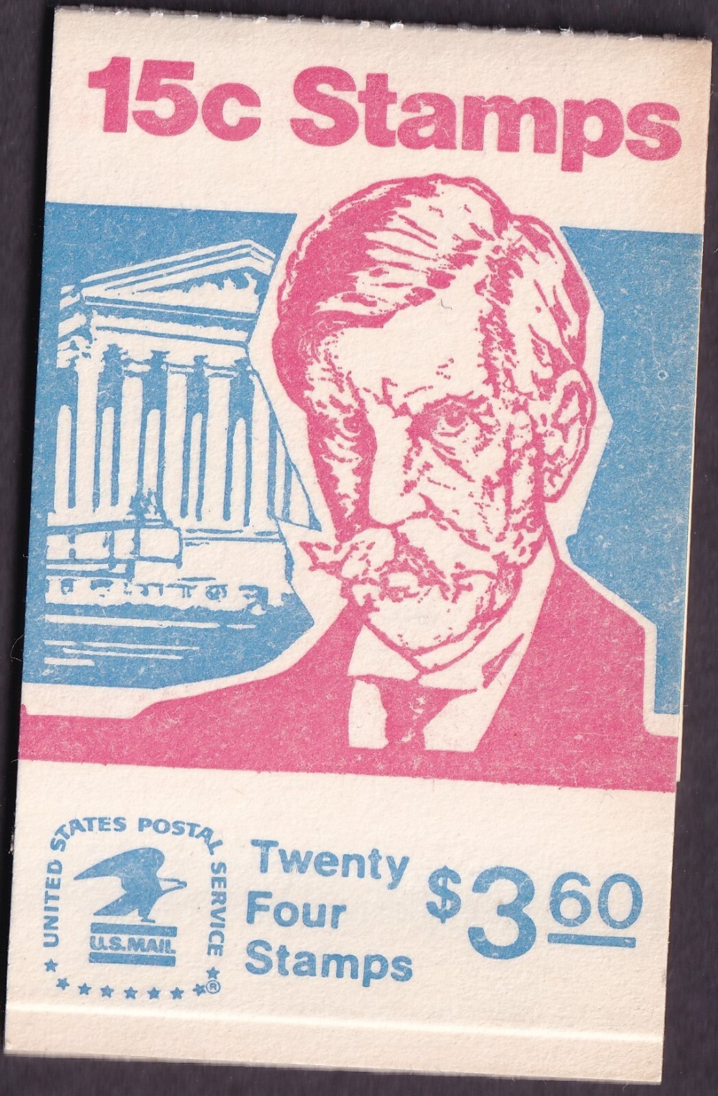 Scott #BK117A (1288Bc) 15¢ Oliver Wendell Holmes Booklet of 24 Stamps - MNH