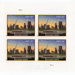 Scott #5157 Gateway Arch (St. Louis Missouri) Sheet of 4 Express Mail Stamps MNH