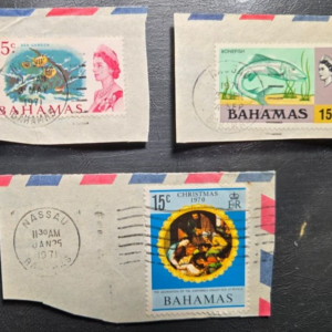 Stamp Bahamas 1965-71 #213, 312 & 324 used