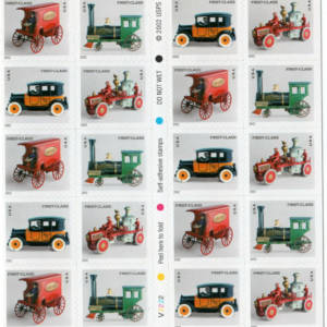 Scott #3629e Antique Toys Booklet of 20 37¢ Stamps - MNH