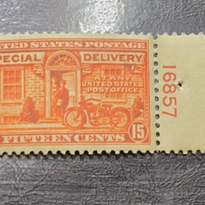 Scott E13 Special Delivery P#16857 Mint NH F