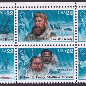 Scott #2223a (2220-2223) Arctic Explorers Block of 10 Stamps - MNH