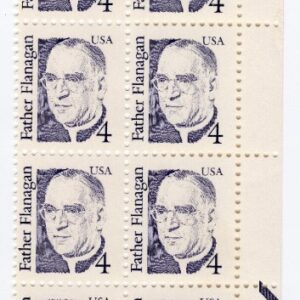 Scott #2171a Father Flanagan Plate Block of 20 Stamps - MNH (untagged)