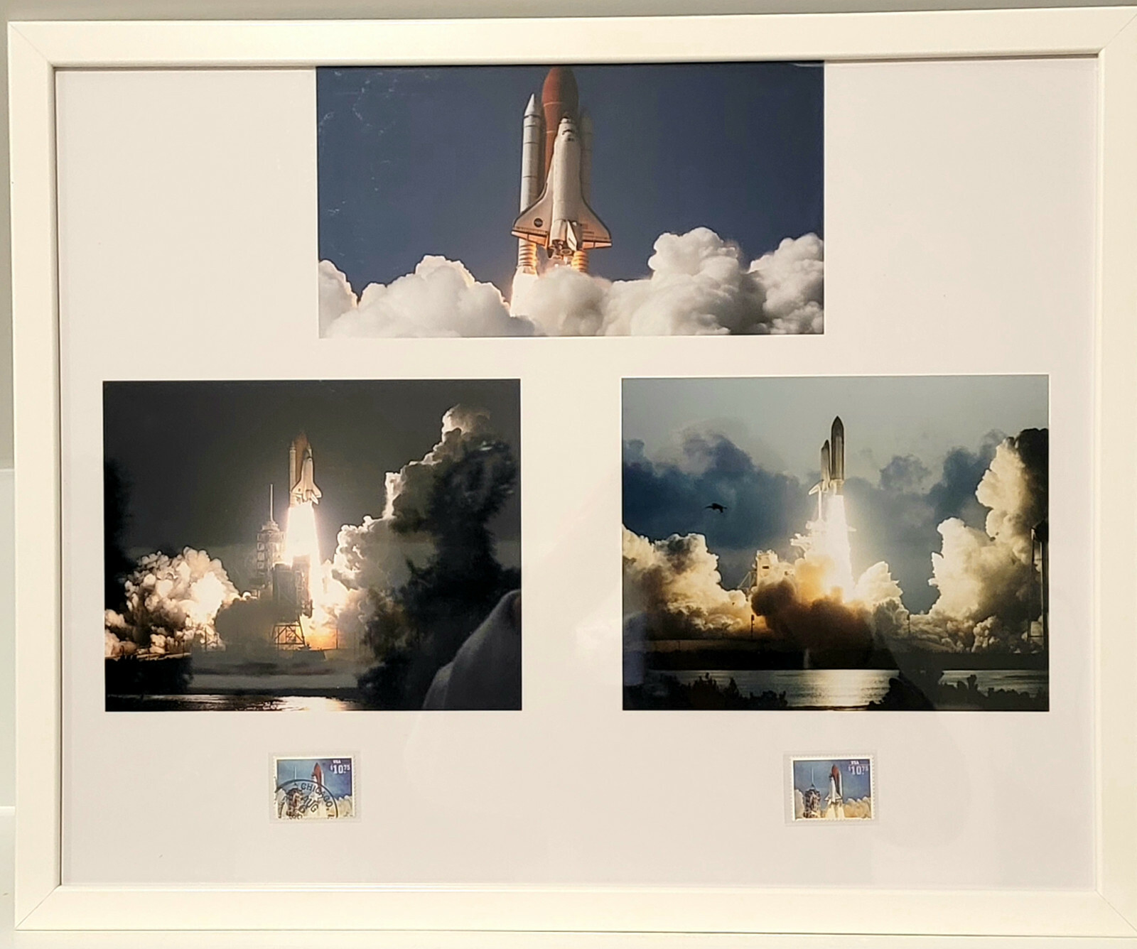 Scott #2544a Space Shuttle Endeavor Lift Off Framed Picture w/Stamp - MNH