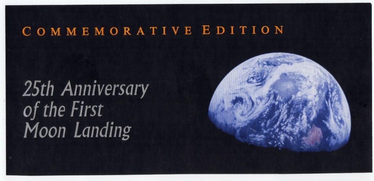 Scott #2841 FIRST MOON LANDING Armstrong Title Block - No Stamps