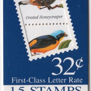 Scott #BK272 Tropical Birds (3225a) ATM Booklet of 15 Stamps - MNH