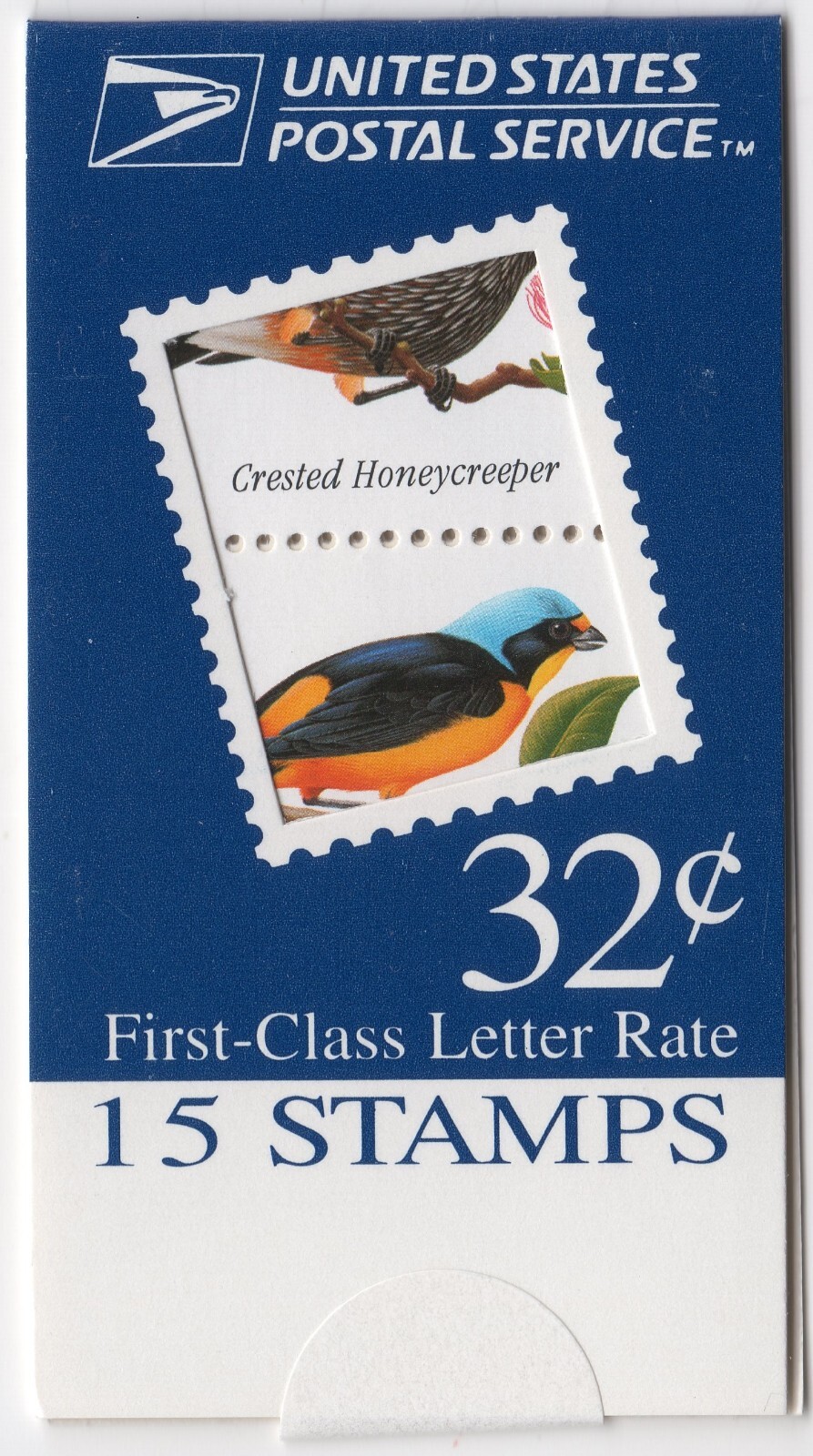 Scott #BK272 Tropical Birds (3225a) ATM Booklet of 15 Stamps - MNH
