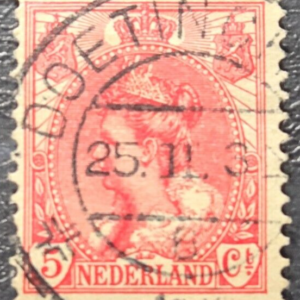Stamp Netherlands Queen Wilhelmina A11 #111 used